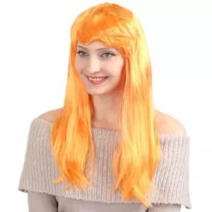 긴생머리 가발 - 오렌지변신 할로윈 파티 파티용 변장소품 코믹의상 코스튬 변장용