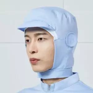 하늘색 마스크 고리 스판 위생모 주방모자 위생모자 조리모 조리모자 식품공장