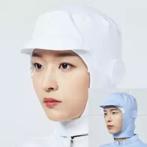 2색 1개 마스크 고리 스판 위생모 주방모자 위생모자 조리모 조리모자 식품공장