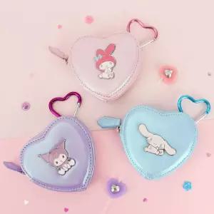 산리오 엔젤하트 동전 지갑 패션 지퍼 파우치 케이스