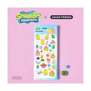 카카오프렌즈 스폰지밥X카카오프렌즈 입체봉봉 스티커 프렌즈