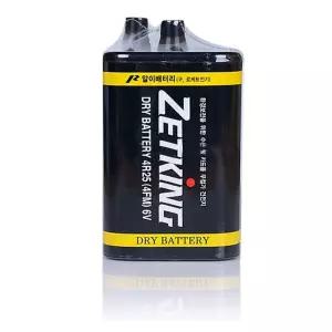 망간건전지 제트킹 4R25형 6V배터리 6V 킹4R25 장난감 로켓밧데리 밧데리