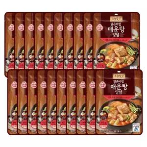얼큰비법 매운탕양념 110g 20개요리용 조리용 맛있는소스 용소스 음식 간편 자취생 찌개