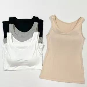 여성 캡나시 브라 런닝 러닝 민소매 스판 이너