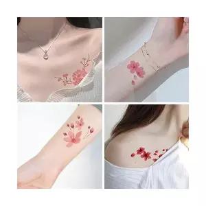 꽃무늬 미니 타투 레터링 잇템 신상입고 스티커