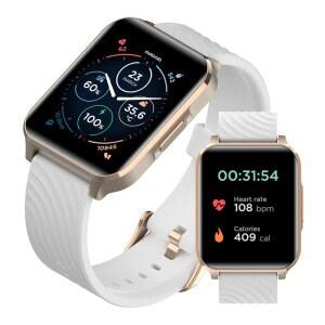 모토로라 모토 워치 70 - 매일 착용할 수 있는 피트니스 블루투스 스마트워치 고급 기능 최대 10일 배터리 수명 - 안드로이드 iOS와 호환 - 로즈 골드