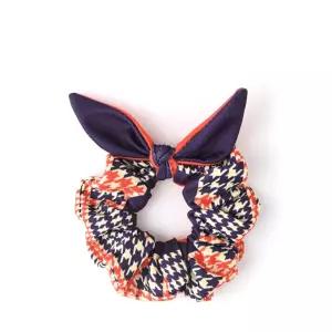 (SCRUNCHIE-GLEN CHECK) 여성 스포츠 글렌체크 크런치헤어고무줄 예쁜 포니테일머리끈 타이 여자 디자인 악
