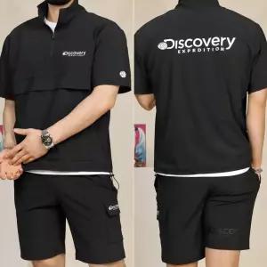 디스커버리 IW 머슬 아노락 아이스 반팔 트레이닝복 세트 - 봄 여름 신상(남여공용)