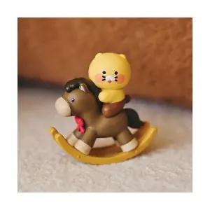 카카오프렌즈 럭키포니데이 흔들말 피규어 춘식이