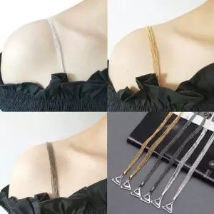 쥬얼리 브라끈 115-000088칸막이책꽂이 길이조절 자바라 어깨 여름용 오프숄더 노출 민소매 패션 탈부착 브