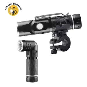 각도조절기능 LED 충전식 자전거 랜턴 후레쉬 전조등 KSL500 라이트자전거 손전등 조명등 자전거등 안전등