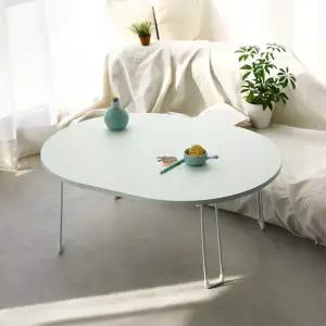 PET 타원형 접이식 좌식 소파 거실 테이블 800탁 좌탁 쇼파 디자인 형테이블