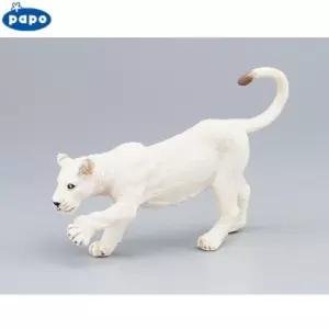 파포 모형 완구 흰 어린 암사자 50136어린 흰인형 동물 피규어 장난감 흰어린 규어