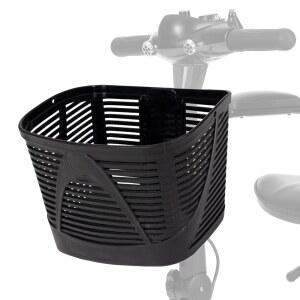 Vive 모빌리티 스쿠터 바구니 12인치 x 8.5인치 - 3륜 및 4륜 전용 액세서리, 여행용 휴대용 손잡이가 있는 쇼핑용 대형 전면 수납 부착, 조립이 용이한 교체 부품