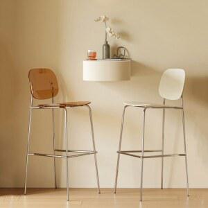 스튜디오 소품 아크릴 카르텔 고스트 체어 페이브 투명 카페 의자 화장대의자 높은의자