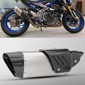 [호환품]범용 51mm 바이크 오토바이 배기 머플러 K10 (RC 125 250 390 R6 R3 닌자 Z 400 Z900 ZX6R 용)