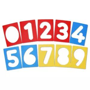 Diome 숫자 스텐실티셔츠리폼 츠채색 꾸미기 찍기놀이 모양찍기 스탠 미술 물감 만들기 츠만들기