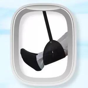 다리편한 비행기 발받침 여행용 풋레스트 기내용 걸이식 발해먹 기차 사무실 휴대용