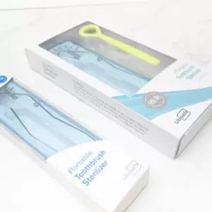 혀클리너 커스텀 TS 101 휴대용 칫솔살균기다용도 양치도구 세트 용살균기