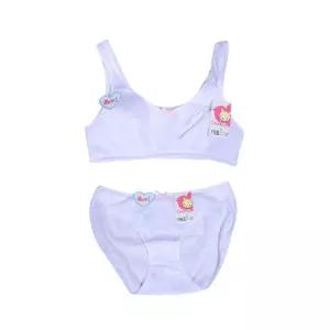 데일리로 입기 좋은 스트라이프 주니어 1단계 스포츠브라 세트여학생속옷 런닝 쥬니어 1팬티 여아