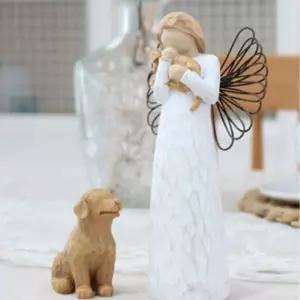 퍼피 엔젤 2종인테리어장식품 선반 테이블 홈인 데코 선물용 장식용