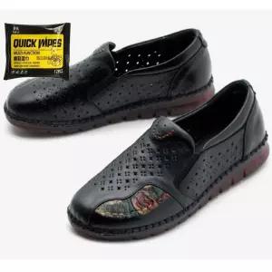 여성 스티치 소가죽 슬립온 세정 티슈 세트온신발 온슈즈 캐주얼온 여자온