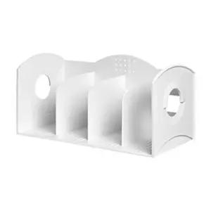 시스맥스)멀티 책꽂이(4단 화이트 280134)회사 사무실 가정용 데스크서류 문서 파일 책상