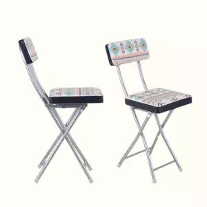 등받이 간이 의자 철재 가벼운 강당 행사 폴딩 체어접이 카페 철제 원형 접는이