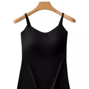 노라인 일체형 끈나시 노와이어 이너 여름여자나시 여성민소매 캐미솔 슬립 런닝 민티 슬리브 레이어드 리