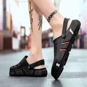 남여공용 여름 신발 샌들 바캉스룩 물놀이룩 슬리퍼 비치샌들 푹신 발편한 플랫 캐쥬얼룩