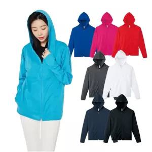 남녀공용 무지 UV차단 후드집업 1P 커플 단체 아우터봄 가을 간절기 데일리점퍼 데일리아 간점퍼 간아 데일