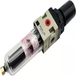 구리 카트리지가 있는 Neumatica 공기 필터 조절기 AW2000-02 1/4인치 SMC 타입 처리 장치 수동 자동 배수