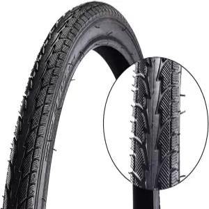 교체용 자전거 타이어 접이식 내구성 산악/표준 24/26x1.75/1.95 인치 검은색