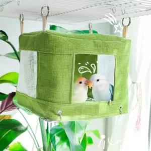 앵무새 해먹쉼터 동지 새장 새집 하우스 조류용품 키우기 새용품 횃대 놀이 새터 그네 꾸미기 침대 케이지