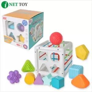아이넷 HE0211 소프트 스트링박스 도형끼우기 끼우기장난감 끼우기 놀이 어린이교구