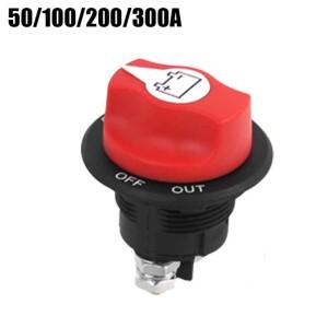 12V 배터리 스위치 아이솔레이터 차단 손잡이 회로 부품, 해양 보트 오토바이 안전 50A,