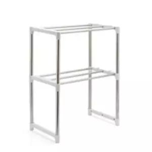 2단 전자렌지 선반 주방정리대 미니 선대 다이 지대 레인지 탕비실 다용도 수납장 조립식 앵글 행거 양념장