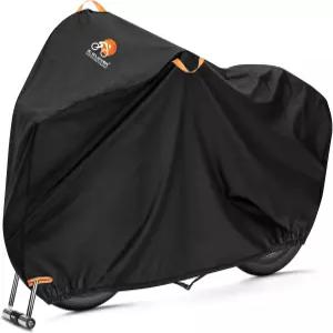 IC 클로버 자전거 커버 방수 외부용 보관 1개 비 오는 태양 자외선 먼지 바람에 차단되는 잠금 구멍이 있는