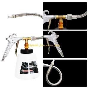 M68B 이중 기능 엔진 컴 파트먼트 클리너 도구 유연한 회전 금속 호스 깊은 청소를위한 자동차 장치