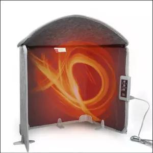 맘스폼 접이식 에코 데스크히터 책상및 파티션전기스토브 원적외선 발온열기 사무실난로 전기 미니 따뜻한