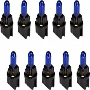 HHZL 20PCS 계기판 전구 T5 17 57 86 대시 게이지 클러스터 조명 소켓 12V 할로겐 내부 속도계 타코미터