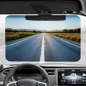 자동차용 Dwlspce 선바이저 익스텐더 유니버설 안티글레어 편광 선쉐이드 바이저 블로커 안전 운전을 위한