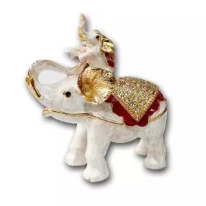 코끼리 장식 인형 장식품 보석함 인테리어 소품함 2p예쁜 모형 선반품 테이블품 모형품 용보석함