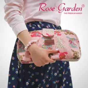로즈가든 클리어 클러치백 여성 화장품 파우치 미니백용치 메이크업치 세면백 세면치 방수백 수치 세면도구