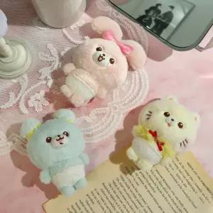 만두토끼 스탠딩 키링인형 S 3종 택1열쇠고리 백참 가방 걸이 봉제링 인형링 키링 홀더