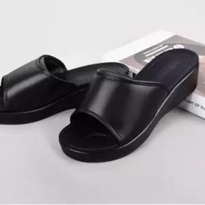 여성 푹신한 사무실 슬리퍼 발편한 키높이 회사 실내고급 교사 뮬슬리퍼 실내화 정장화 여자 인기 신상