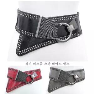 펑커 비스듬 스판 와이드 벨트 no.730코트 가죽 소가죽 데일리 버클 스퀘어 여성 장식 원피스 바지