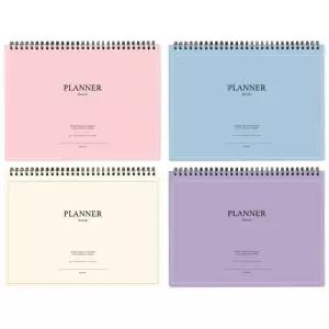 베이직 먼슬리 플래너 4개스케줄러노트 디자인러 다이어리 먼플래너 먼러 수첩