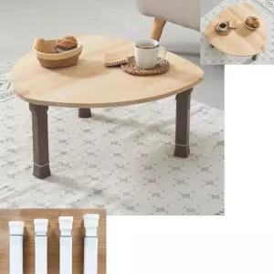 원목 좌식 쇼파 탁자 커피 테이블 낮은 좌탁 접이식거실 원형 간이