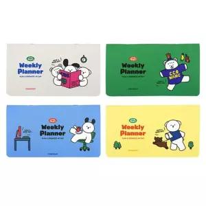 꼬망 위클리 플래너(8개)스케쥴러 스케줄러수첩 노트 러노트 다이어리 스케줄러